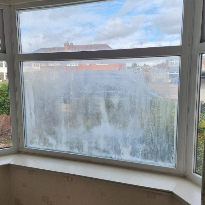 Bay Window Misted Glass Replacement - Before