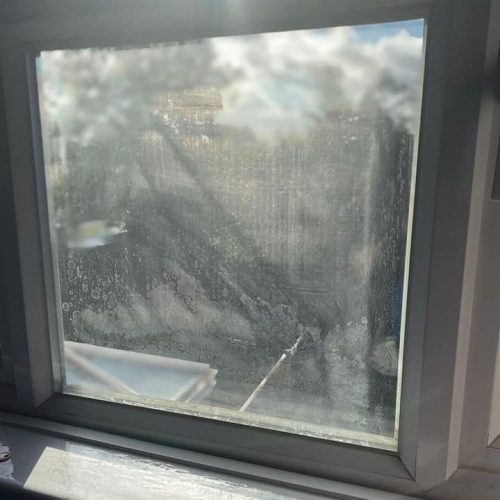 Misted Bedroom Window Replacement - Before